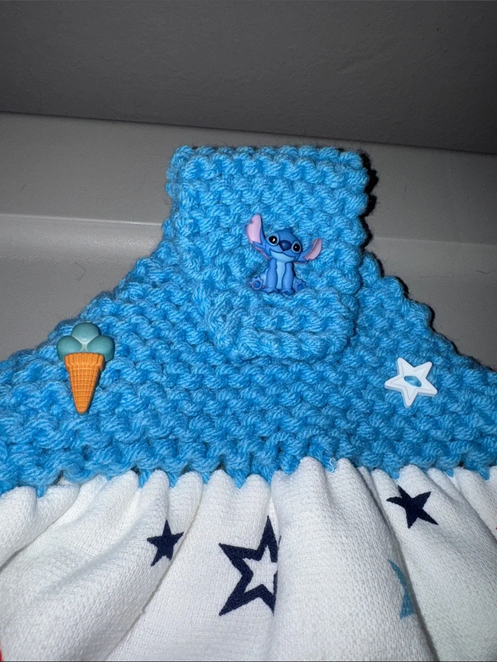 Handmade charming blue